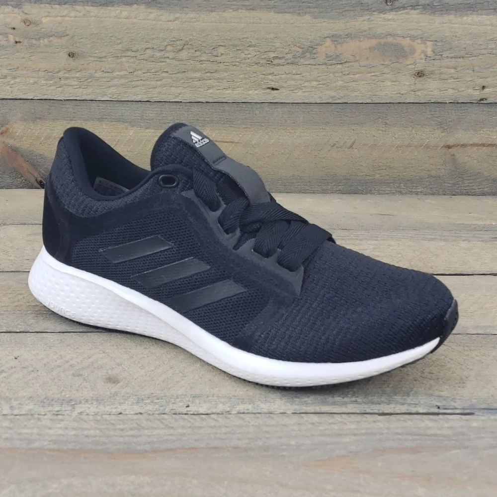 adidas Edge Lux 4 Women's Running Shoes Black White - Picture 2 of 12